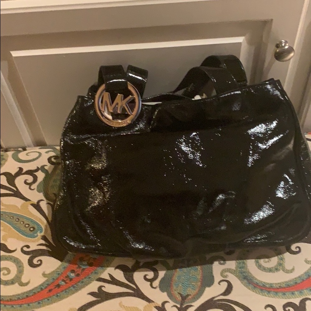 Patent Leather Michael Kors Tote